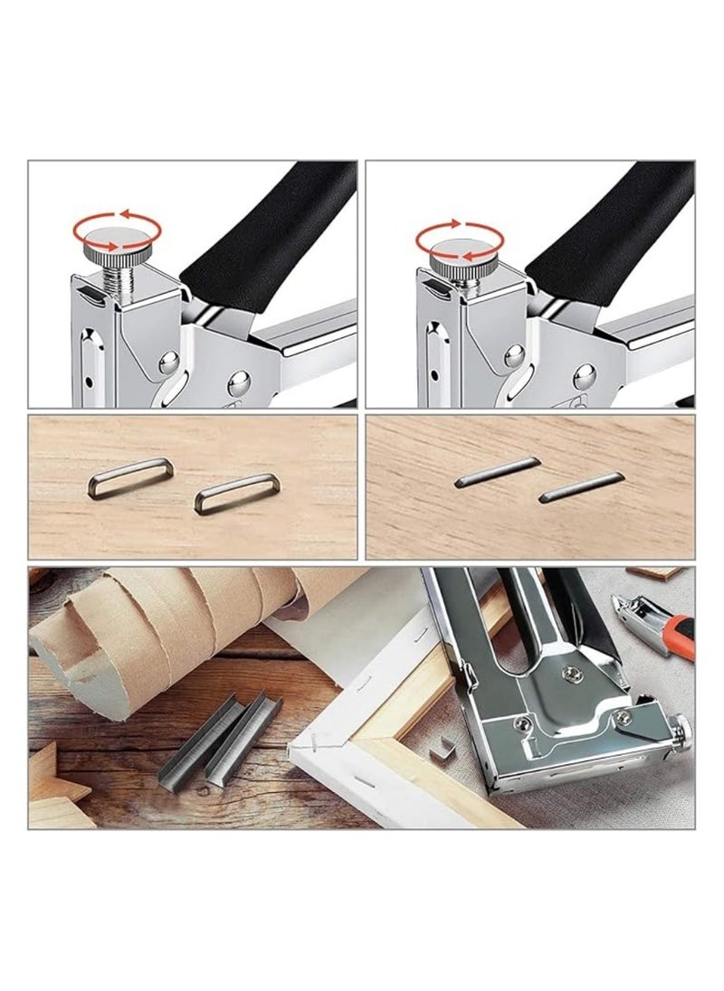 Generic - Staple  Heavy Duty, 3-in-1 Upholstery Staple  Kit with 3000 Staples, Stapler Remover, Manual Brad Nailer with Specific Staples Outlet Position Indicator - Image 1