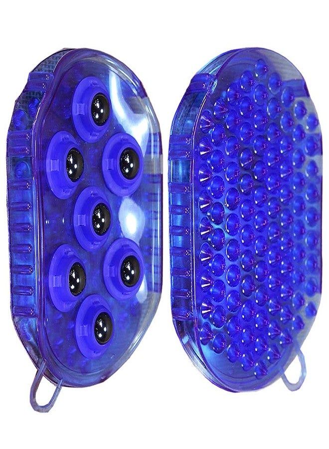 Tough 1 Rubber Jelly Massage Mitt Purple - Image 3