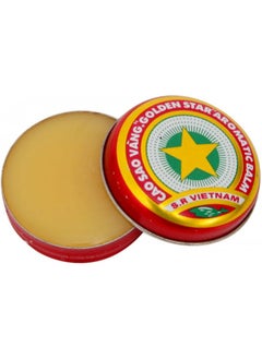 Cao Sao Vang 3 X New Golden Star Balm Vietnam 3G Each/9G Total (Natural)