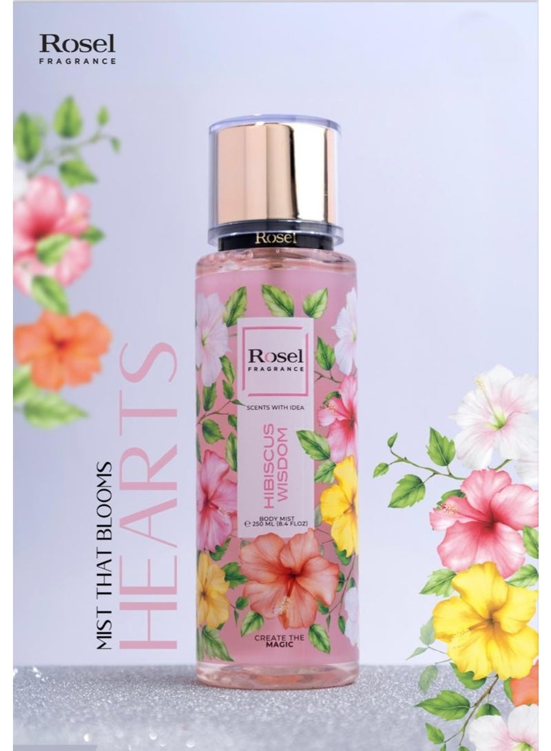 ROSEL BODY MIST 250ML HIBISCUS WISDOM
