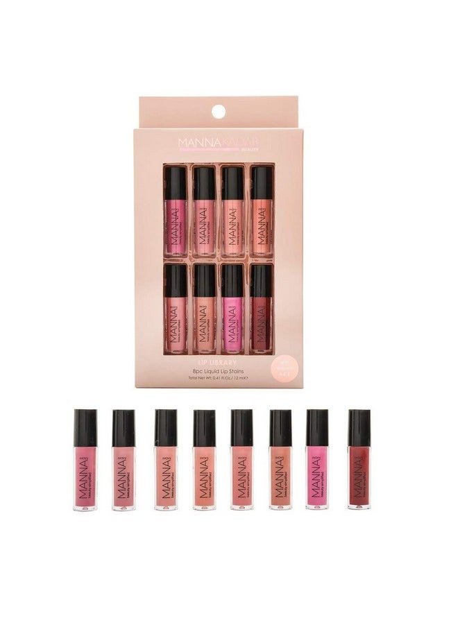 Manna Kadar - Lip Library Mini Liplocked Priming Gloss Stains, Multicolored, 8 Count - Image 1