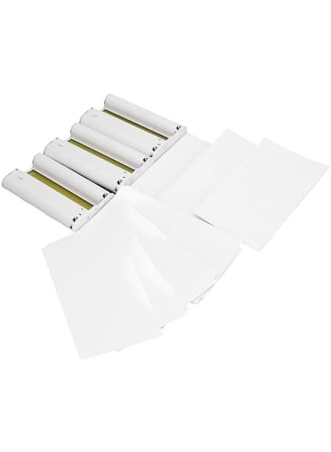 KP 108IN 3Pcs Ink Cartridges with 108 Sheets 4x6in Photo Paper for Selphy CP1300 CP1500 CP1200 CP1000 Wireless Mobile Printer - Image 1