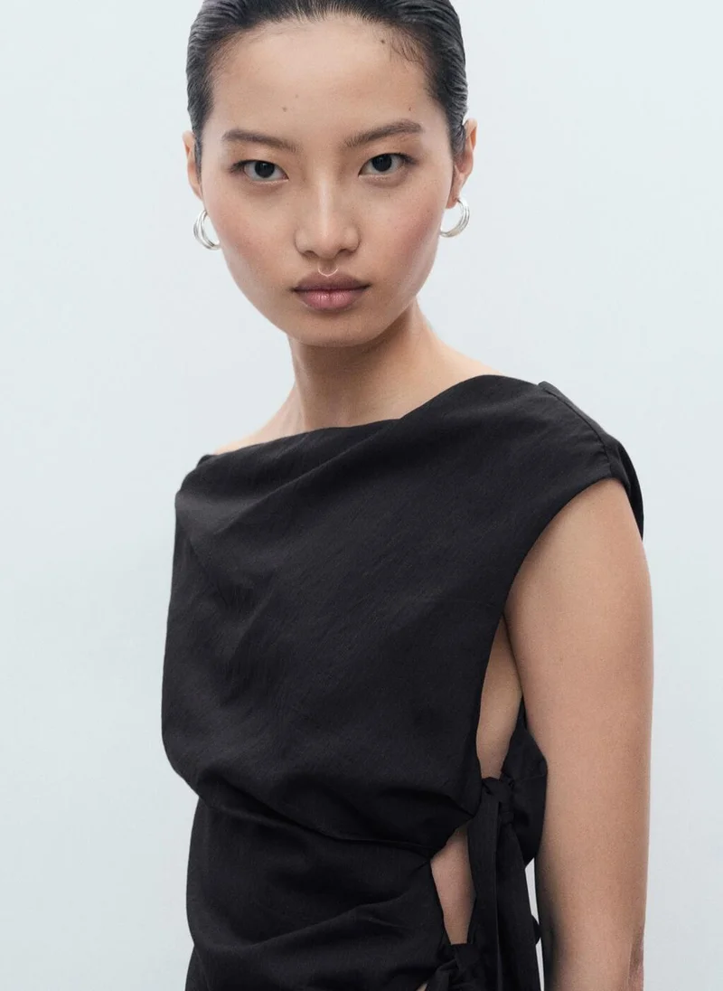 MANGO  Asymmetrical knotted dress for Women | Best Price UAE