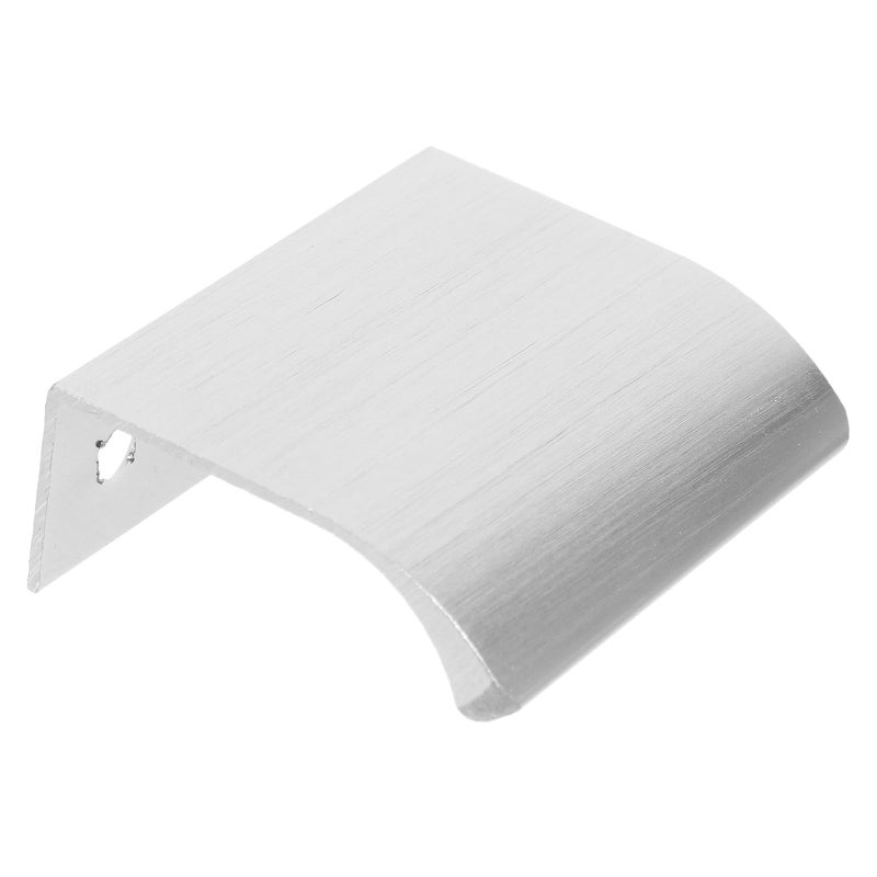 Aluminum Concealed Cabinet Handles Nickel Brushed Finish L50mm W40mm Hole Distance 32mm - Image 2