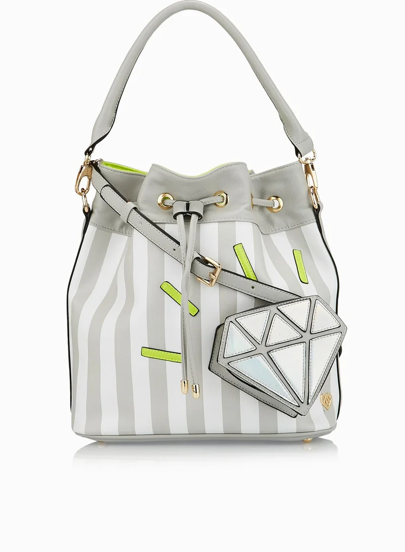 AS By Anna Smith Diamond Pull String Shopper