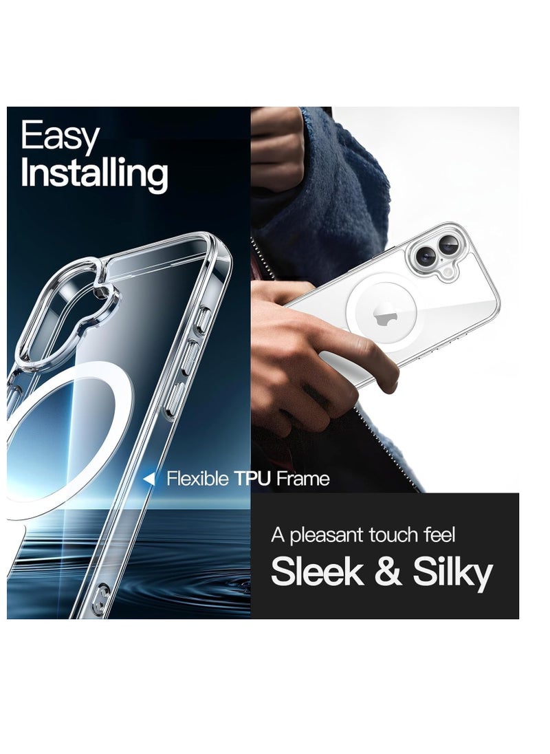 IPhone 16 Case, Compatible With MagSafe Clear Case
