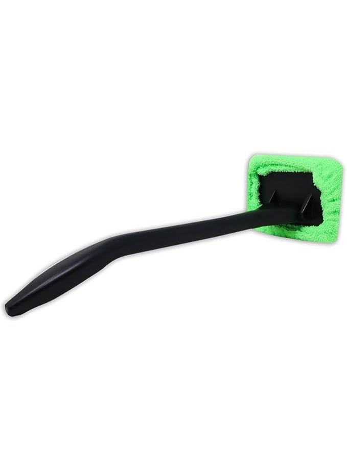 Spaceshoop Glass mirror cleaning tool car windshield window cleaning mop,Windshield Cleaner with Microfiber Cloth, Handle and Pivoting Head- Glass Washer Cleaning Tool for Windows - Image 1