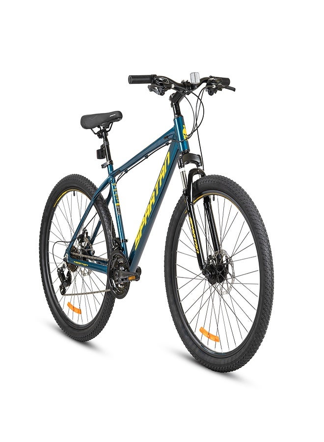 Spartan Master Hardtail Mountain Bike| 26 Inch Wheel Size| 21 Speed Shimano Gears | Cosmic Blue Color  - Image 3