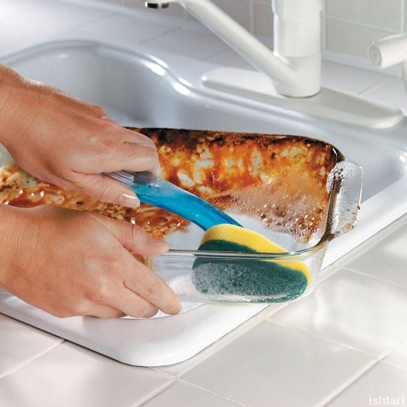 MOHAK Dish Wand Creative Soap Dispenser Scrubber Cleaner Dish Wand Brush - Image 4