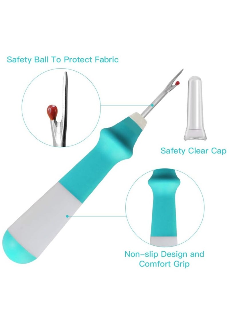 Bukela Seam Ripper 3 PCS, Seam Rippers for Sewing, Ergonomic Grip, Colorful Large Thread Stitch Remover Tool Handy Stitch Rippers for Sewing Crafting Removing Hems and Seams  - Image 1