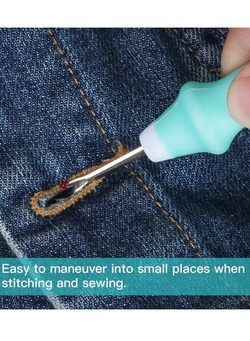Bukela Seam Ripper 3 PCS, Seam Rippers for Sewing, Ergonomic Grip, Colorful Large Thread Stitch Remover Tool Handy Stitch Rippers for Sewing Crafting Removing Hems and Seams  - Image 5