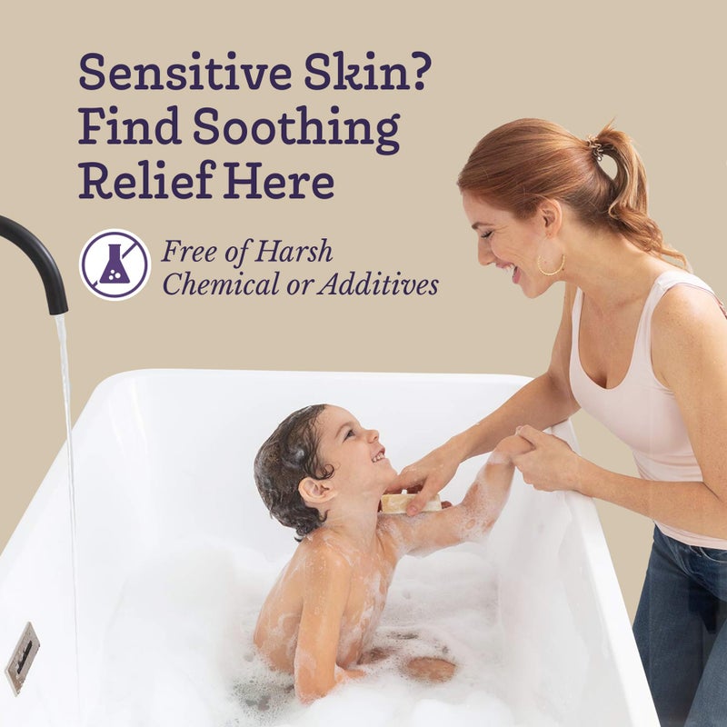 Southern Natural Goat Milk Soap Bar (Lavender 3 Pack) For Dry Sensitive Skin. Natural, Handmade Soap For Men, Women, Kids & Baby. Use On Face & Body - Image 2