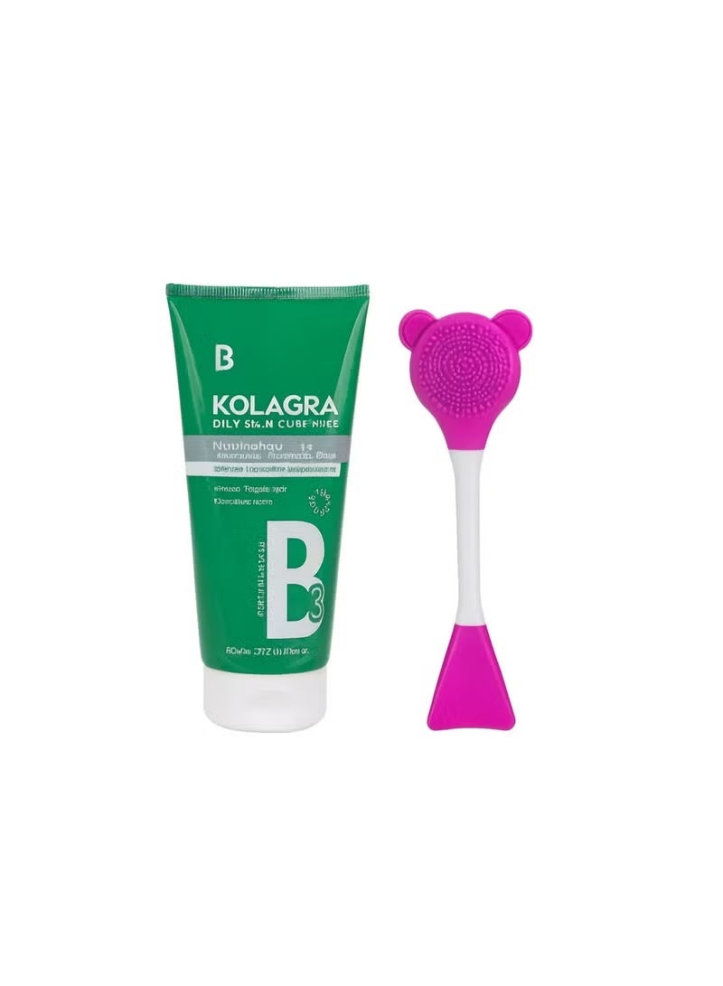 Kolagra Facial Wash for Oily Skin + Facial Wash Brush Offerface wash for oily skin