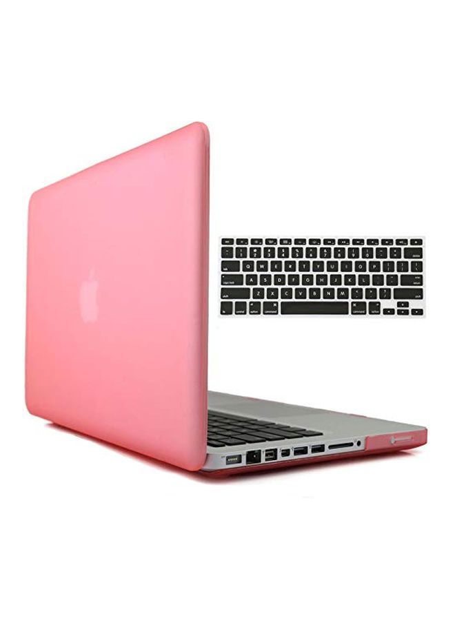 NIBEMINENT Rubberized Case For Apple MacBook Air 13.3-Inch Pink  - Image 2