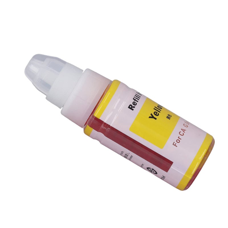 Canon G1800 G2800 G1810 G2810 Printer Ink Refill Yellow 3 Years Shelf Life - Image 2