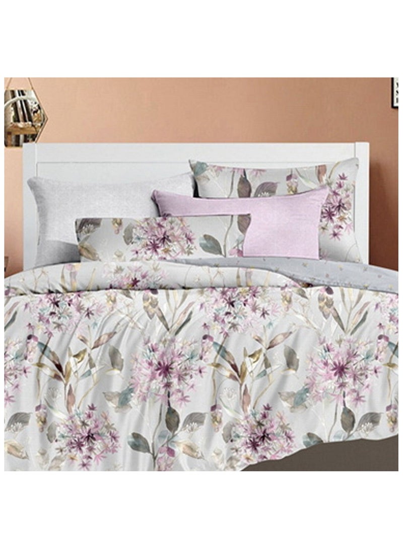 فيفوريت طقم لحاف نقشة بألوان متعددة كينج نفرين طقم 6 قطع - Image 4