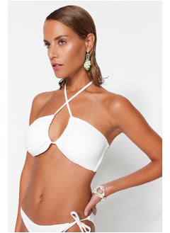 White Strapless Cut Out/Windowed Textured Bikini Top TBESS23BU00247 - pzsku/ZDB67D0118DAE119854AEZ/45/_/1730940012/fd566303-1f0a-4532-80f6-3ee3112fe6e4