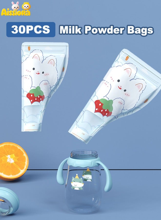 Aissiora 30PCS Baby milk sealed bag Milk powder is divided into bags Convenient milk powder pouches Disposable milk storage bags Baby milk powder is divided into bags - Image 1