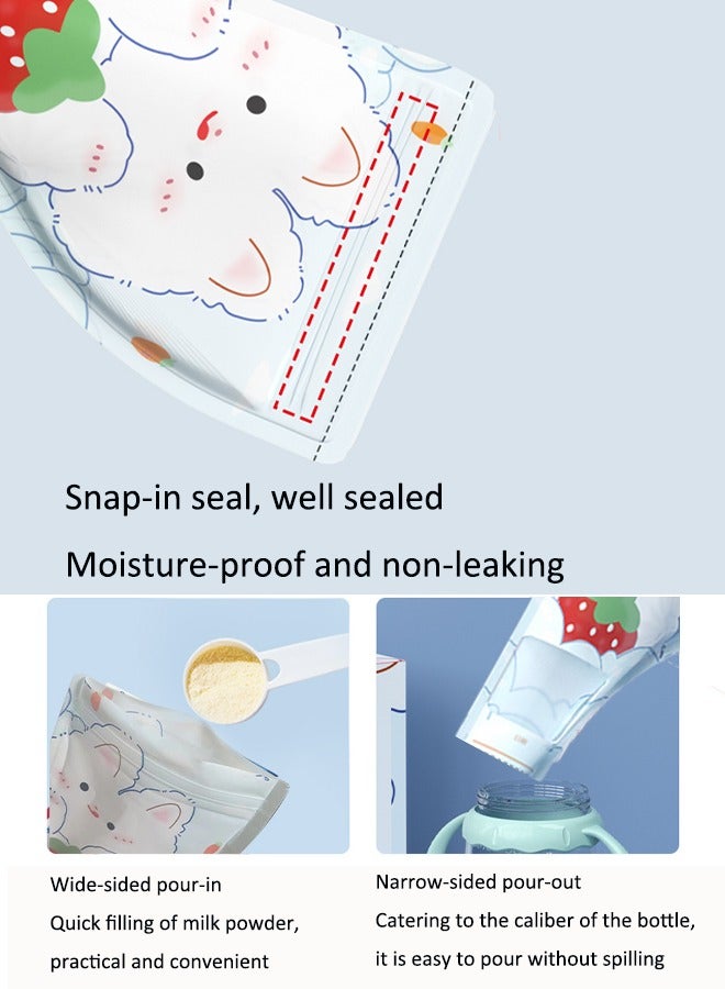Aissiora 30PCS Baby milk sealed bag Milk powder is divided into bags Convenient milk powder pouches Disposable milk storage bags Baby milk powder is divided into bags - Image 3