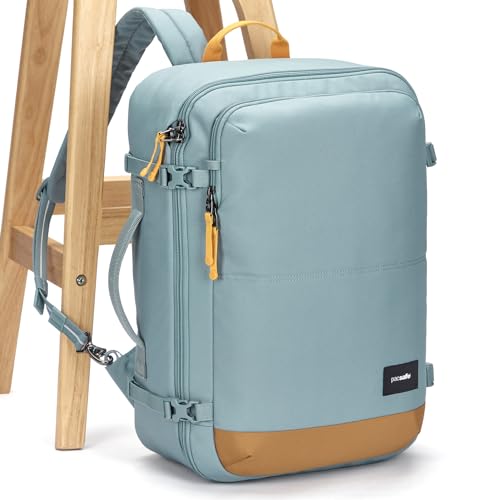 Pacsafe GO Anti Theft 34L Carry-on Backpack, Fresh Mint - Image 3