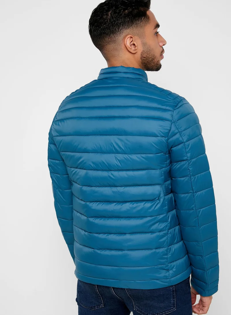 Reserved High Neck Quilted Jacket