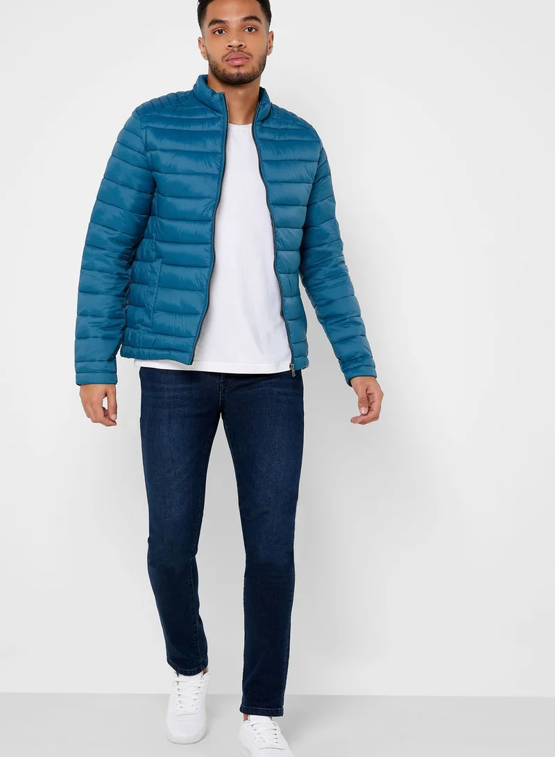 Reserved High Neck Quilted Jacket