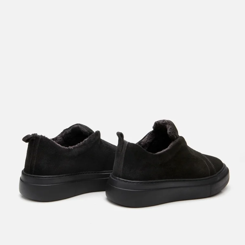 Hotiç 02AYH292150A100 Leather Black Men's Casual Shoes