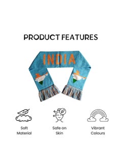 PRINTSHOP4ME India Scarf For Adults–Soft&Stylish Wrap For Women&Men-Ideal For Everyday&Festive Use|Traditional Ethnic Design–For All Seasons  - Image 3