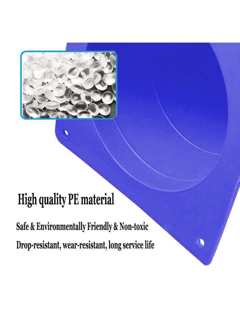 BEYTOR 9-Inch Sports Training Cones – Set of 10 Durable Plastic Marker Cones for Football, Soccer, Agility, Speed & Fitness Training – High-Visibility Blue Cones for Indoor & Outdoor Use - Image 4