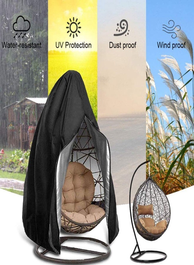 عام غطاء أثاث الفناء على شكل بيضة - Image 1