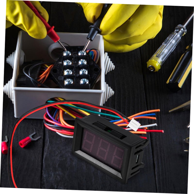 Digital Volt Meter 25 500V LED Display Compact Design Easy Reading Voltage Tester - Image 4