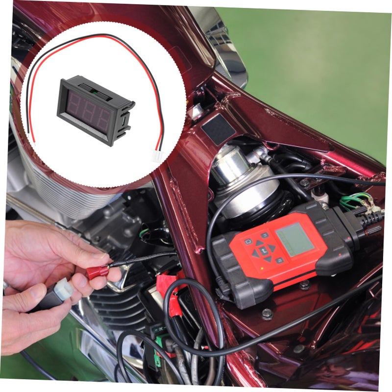 Digital Volt Meter 25 500V LED Display Compact Design Easy Reading Voltage Tester - Image 5