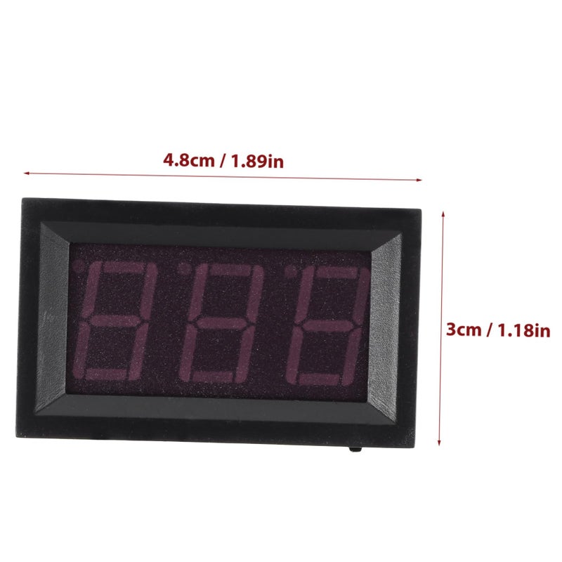 Digital Volt Meter 25 500V LED Display Compact Design Easy Reading Voltage Tester - Image 3