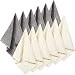 Syhood 12 Pieces Face Wash Cloth 12 x 12 in Makeup Remover Cloths Towel Coral Velvet Facial Microfiber Soft Fast Drying Facial Cleansing Towel for FaceBeige Gray - Image 2
