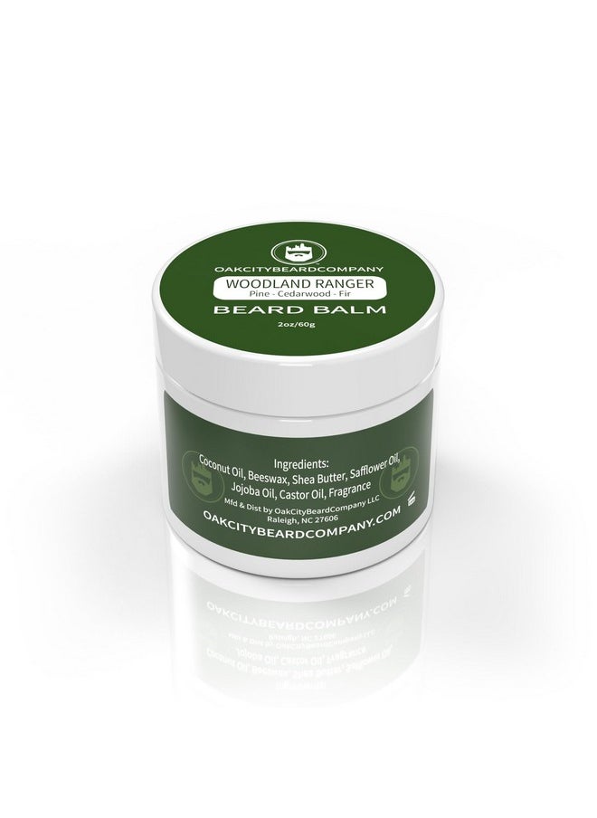 Oak City Beard Company - Oakcitybeardco. - Woodland Ranger - 2 Ounce - Beard Balm - Pine - Cedarwood - Fir - Beard Conditioner - Image 1