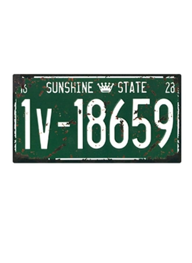 Generic Vintage Design Car Metal License Plate, 1V-18659 License Plate, Durable Chandelier for Living Room for Wall Decor  - Image 2