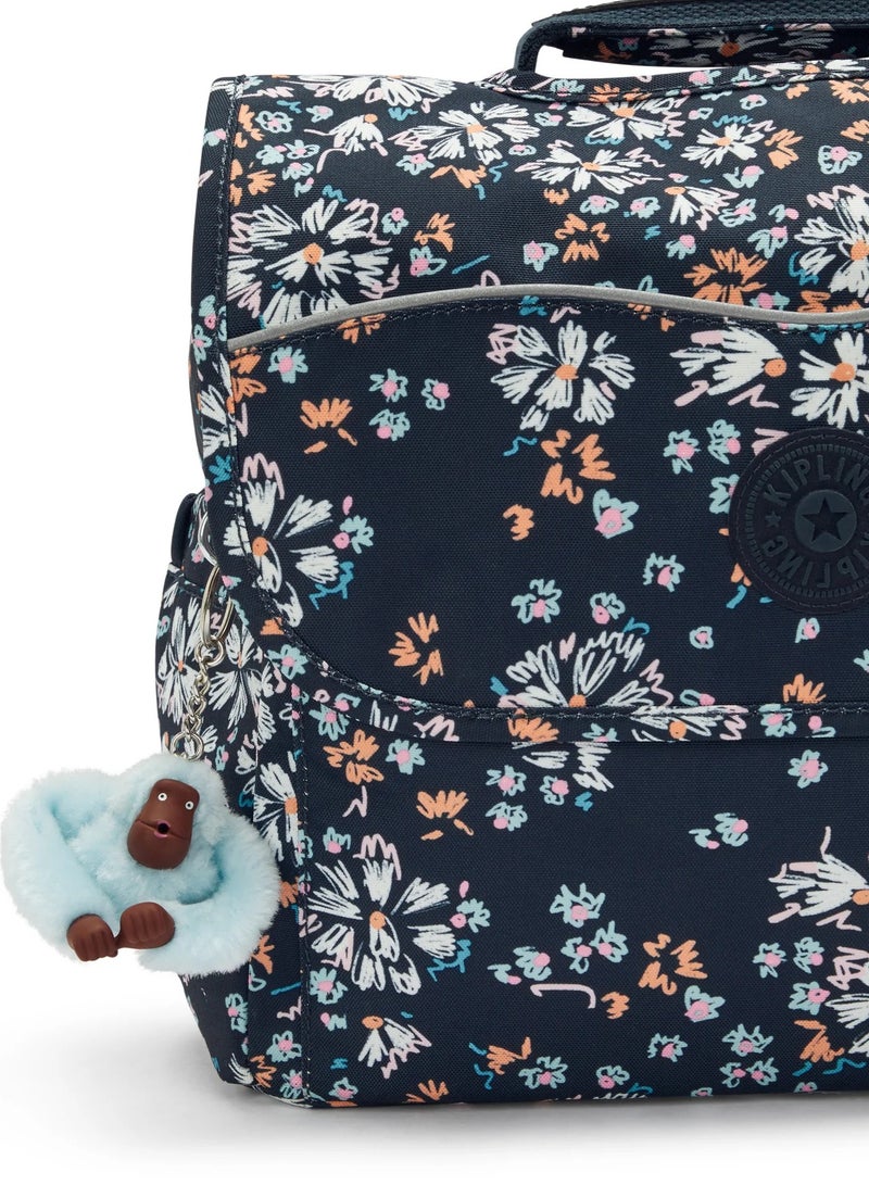 كيبلينغ حقيبة مدرسية صغيرة زهور كودي مع أحزمة قابلة للتعديل - Image 5