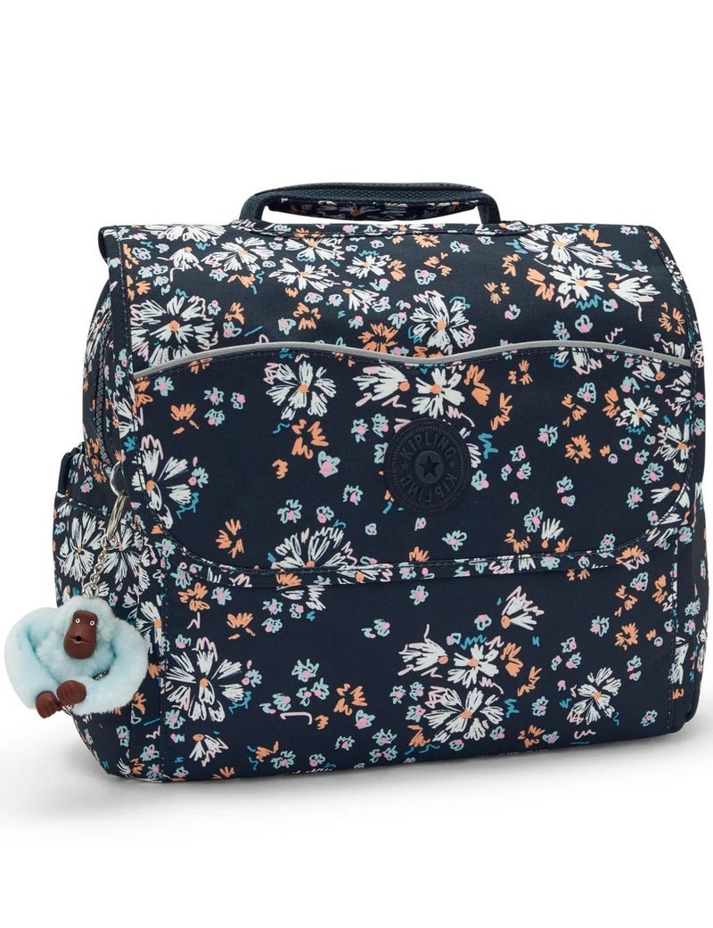 kipling Codie S Small School Bag With Adjustable Straps - Flower Field - Image 5