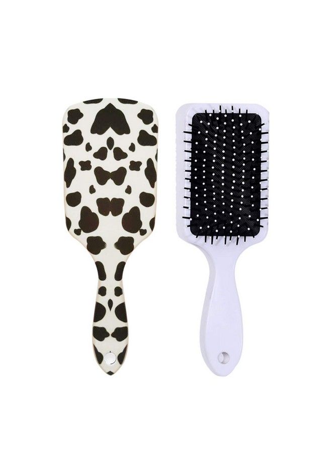 Aaiffey Cows Print Hair Brusheshair Detangling Brush Anti Static Massage Comb Hair Brush For All Hair Types Wavy/Curly/Thick/Long/Short/Wet And Dry Hair - Image 3