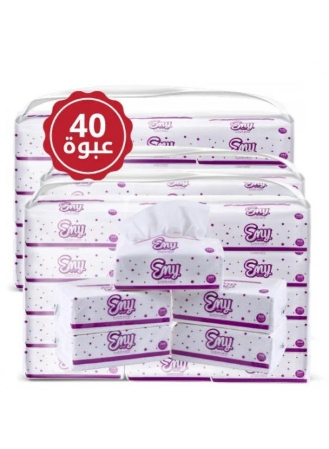 EMY "Amy Wipes 40 Packs – 300 Single Tissues."