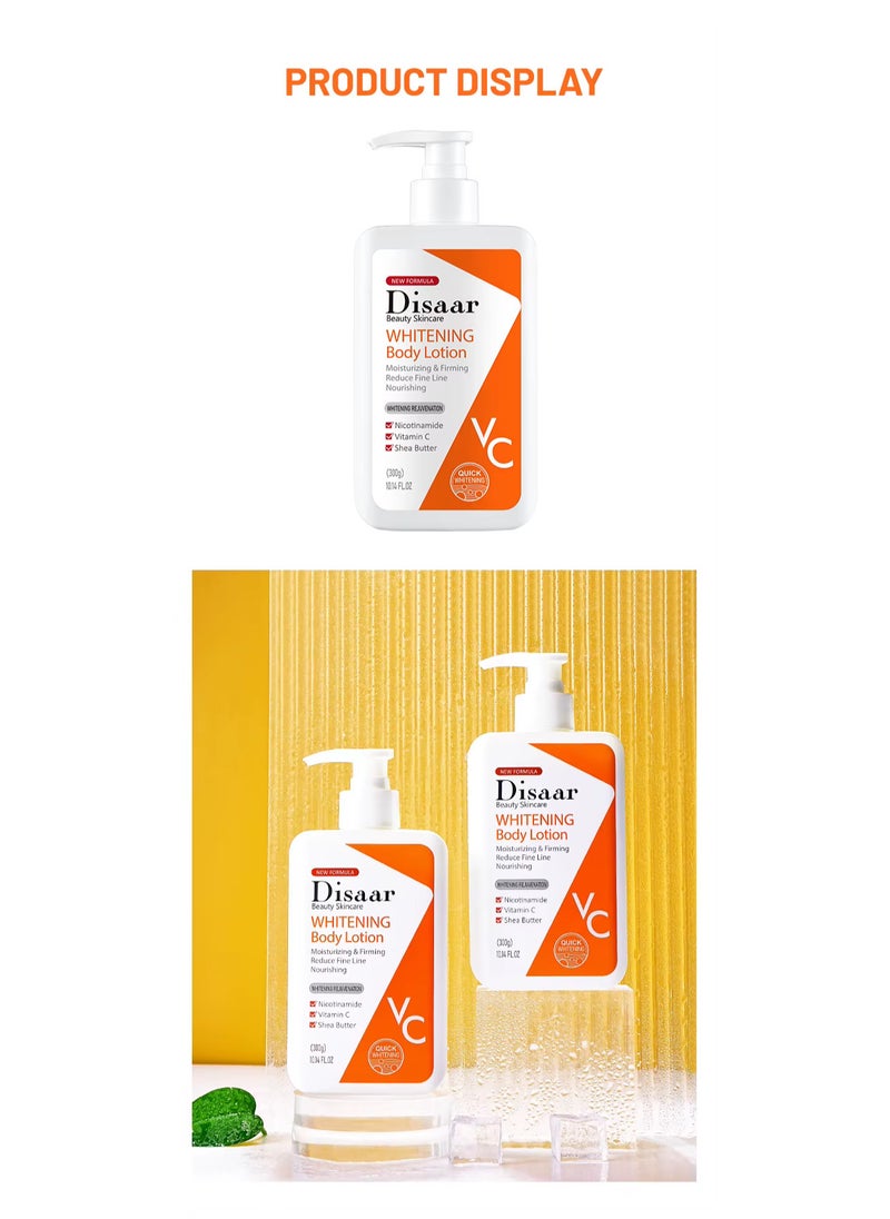 Disaar Disaar whitening body lotion with vitamin C 300 G  - Image 2