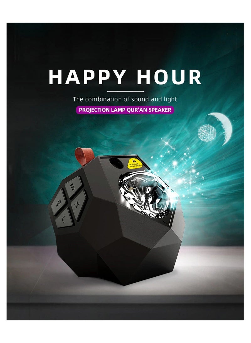 Equantu Galaxy Projector Quran Speaker With remote Control SQ959 - Image 1