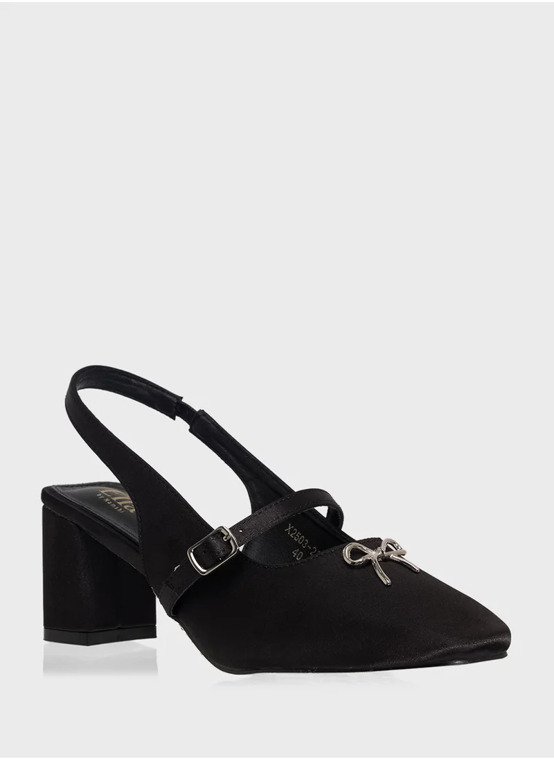 ELLA Mary-Jane Heeled Pump