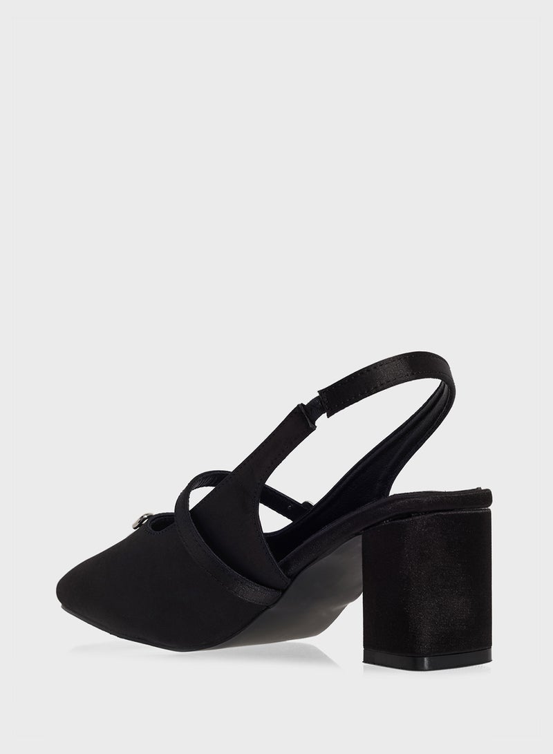 ELLA Mary-Jane Heeled Pump  - Image 3