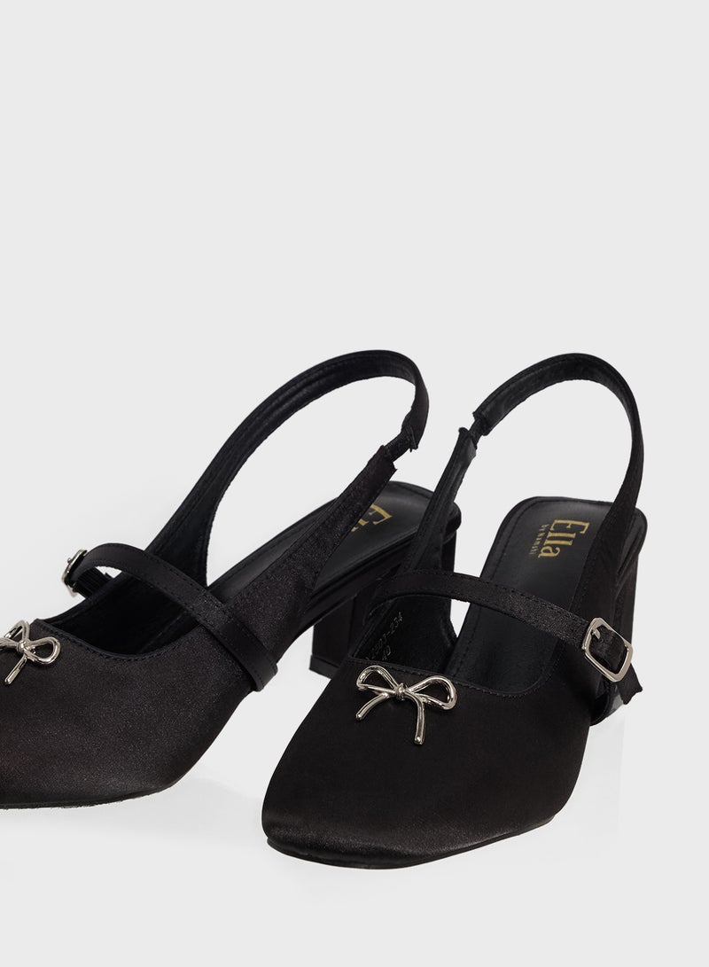 ELLA Mary-Jane Heeled Pump  - Image 4