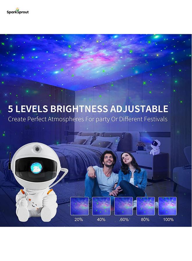 سباركسبروت رائد الفضاء ستار العارض سديم غالاكسي العارض ضوء الليل 360 درجة دوران المغناطيسي رئيس سديم مصباح لغرفة النوم غرفة الاطفال غرفة السقف الديكور - Image 5