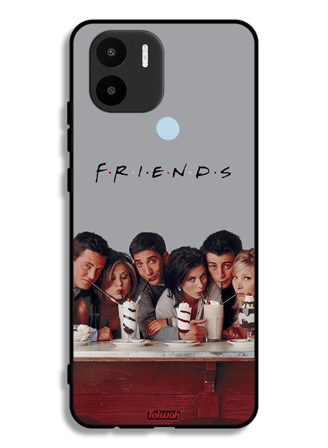 Tolwak Xiaomi Redmi A1 Plus Protective Case Cover F R I E N D S - Image 2