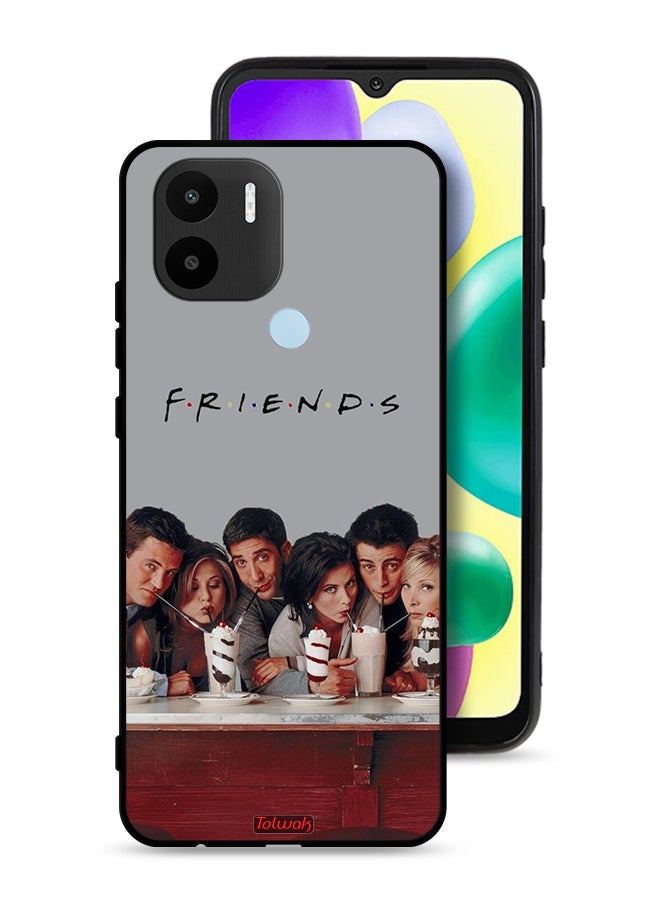 Tolwak Xiaomi Redmi A1 Plus Protective Case Cover F R I E N D S - Image 1