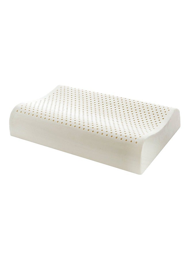 إسكدنيا وسادة أطفال من اللاتكس الطبيعي، وسادة لاتكس ناعمة مع غلاف وسادة مريح، وسادة عنق لاتكس عديمة الرائحة مصممة للمستخدمين الذين ينامون على الجانب والظهر والمعدة - Image 2