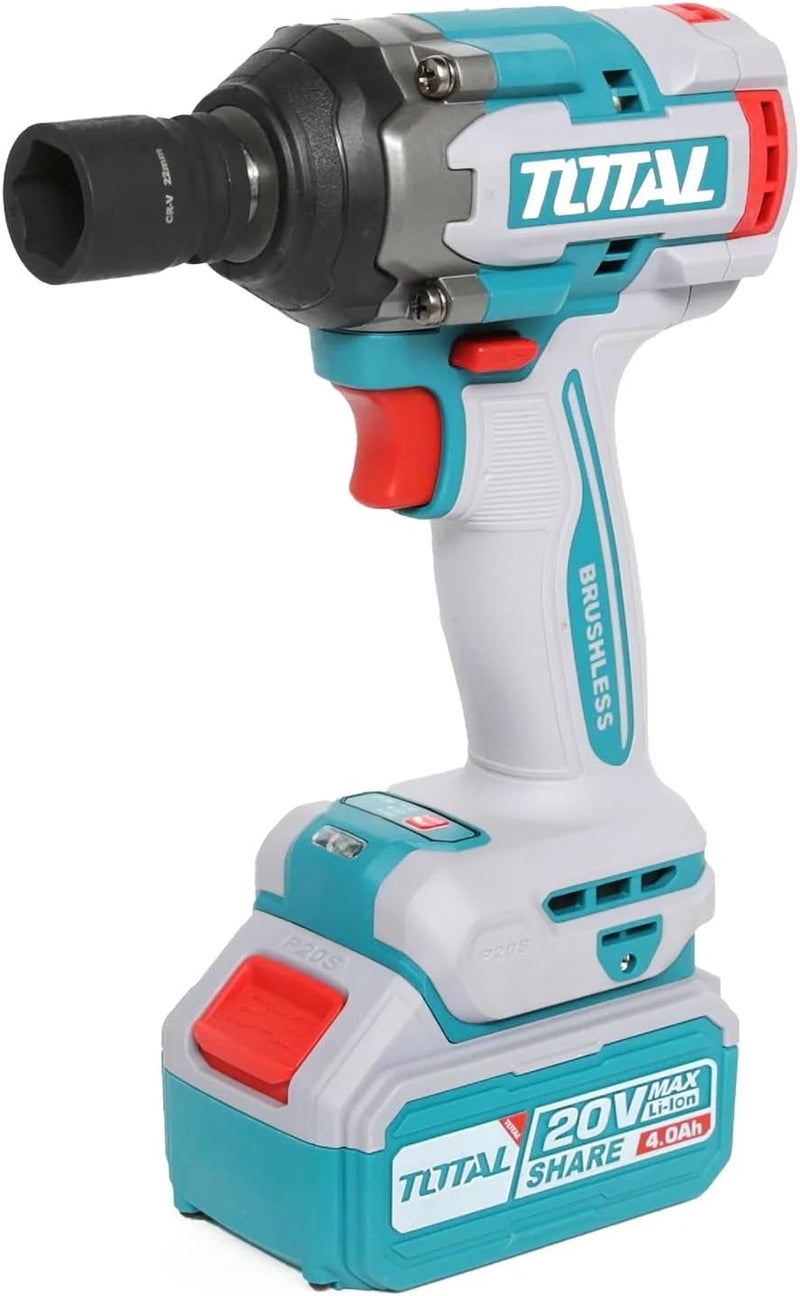TOTAL Cordless Impact Wrench TIWLI2050 - Image 3